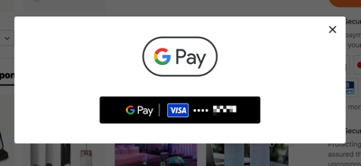 TemuでGoogle Payを選択