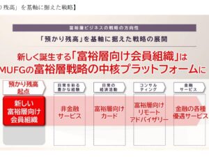 「預かり残高」を基軸に据えた戦略
