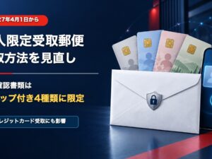 本人限定受取郵便が2027年4月から変更