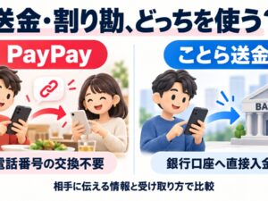 PayPayとことら送金