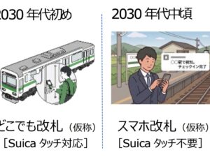 Suicaの6エリアを2026年度末に統合